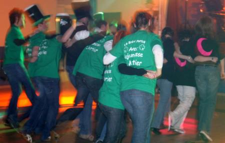 les comittards en Irish green